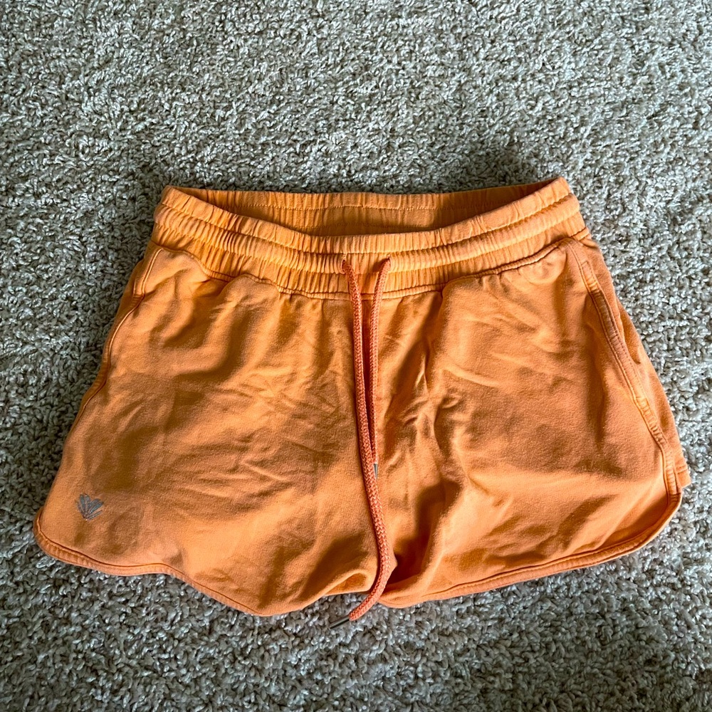 Forever 21 orange workout shorts